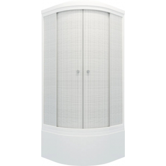 Душевая кабина ТРИТОН Стандарт Б ДН4 90x90x216 лён, с высоким поддоном