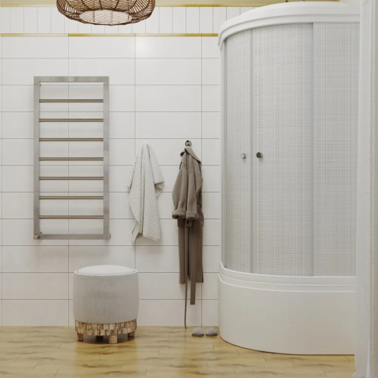 Душевая кабина ТРИТОН Стандарт Б ДН4 90x90x216 лён, с высоким поддоном