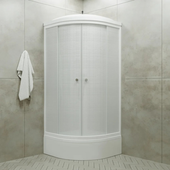 Душевая кабина ТРИТОН Стандарт В ДН4 100x100x228 лён