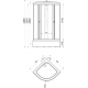 Душевая кабина ТРИТОН Ультра В 90x90x228 
