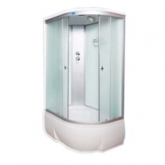 Душевая кабина ВОДНЫЙ МИР Стандарт ВМ-886 L 120x80x215  стекло матовое левая