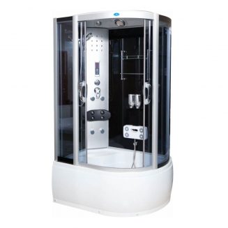 Душевая кабина ВОДНЫЙ МИР ВМ-319 L 120x85x215 стекло тонированное левая