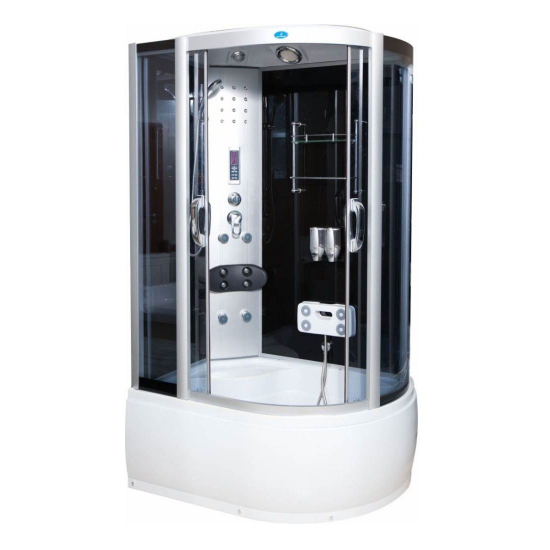 Душевая кабина ВОДНЫЙ МИР ВМ-319 L 120x85x215 стекло тонированное левая