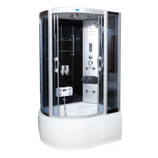 Душевая кабина ВОДНЫЙ МИР ВМ-319 R 120x85x215 стекло тонированное правая