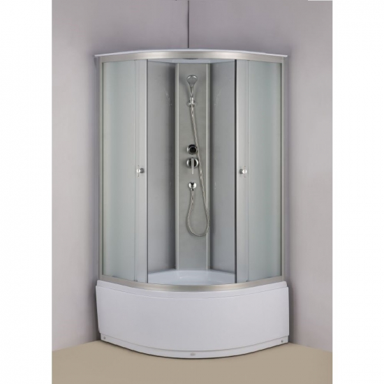 Душевая кабина ВОДНЫЙ МИР ВМ-820 100x100x215 стекло матовое