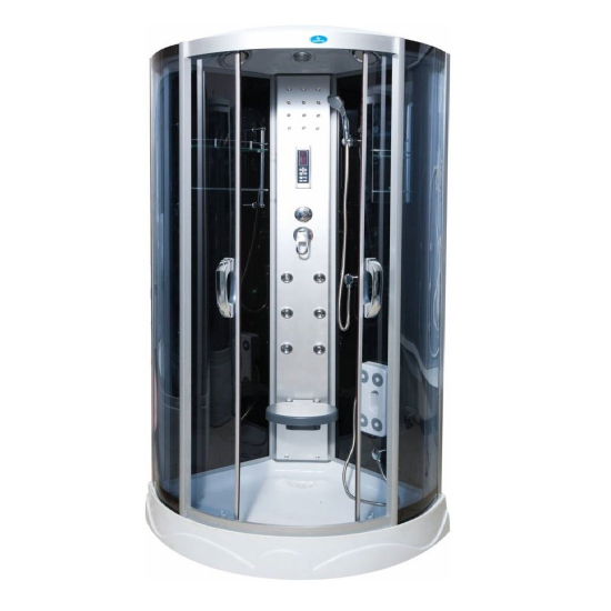 Душевая кабина ВОДНЫЙ МИР ВМ-8315 100x100x215 стекло тонированное