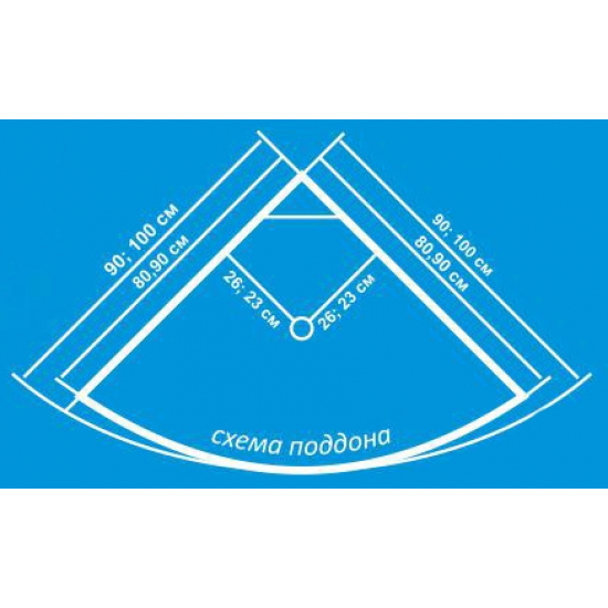 Душевая кабина ВОДНЫЙ МИР ВМ-8315 100x100x215 стекло тонированное