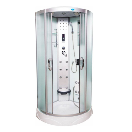 Душевая кабина ВОДНЫЙ МИР ВМ-8315 90x90x215 стекло матовое