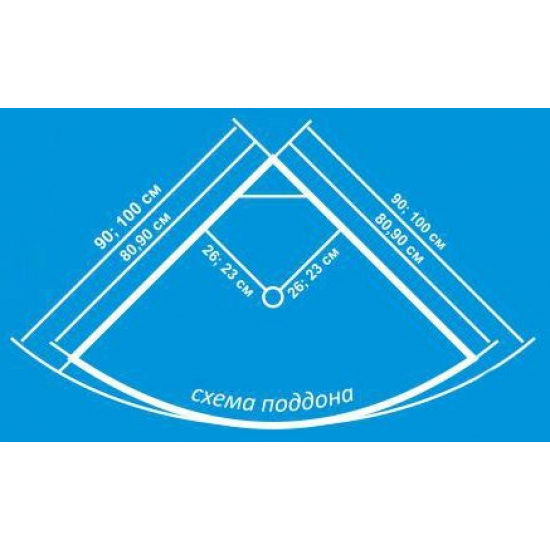 Душевая кабина ВОДНЫЙ МИР ВМ-8315 90x90x215 стекло матовое