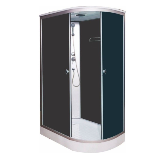 Душевая кабина ВОДНЫЙ МИР ВМ-877 L 120x80x215  стекло тонированное левая