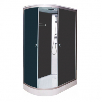 Душевая кабина ВОДНЫЙ МИР ВМ-877 R 120x80x215  стекло тонированное правая