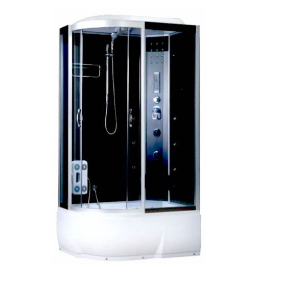 Душевая кабина ВОДНЫЙ МИР ВМ-8801 R 110x80x215  стекло тонированное правая