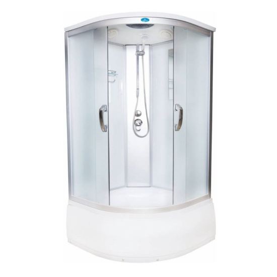 Душевая кабина ВОДНЫЙ МИР ВМ-8811E 90x90x215 стекло матовое