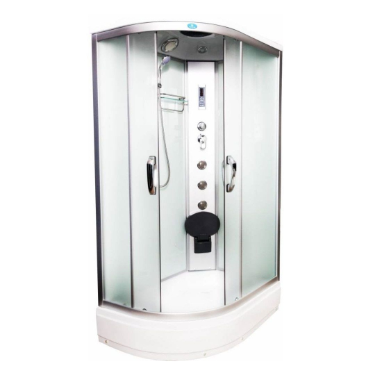 Душевая кабина ВОДНЫЙ МИР ВМ-8814 R 120x80x215  стекло матовое правая