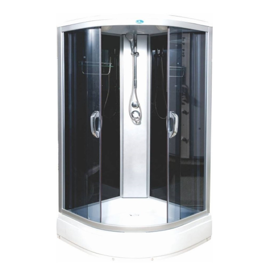 Душевая кабина ВОДНЫЙ МИР ВМ-8825 90x90x215 стекло тонированное