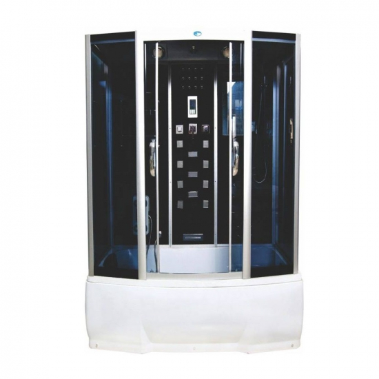 Душевая кабина ВОДНЫЙ МИР ВМ-8828 150x85x220 стекло тонированное