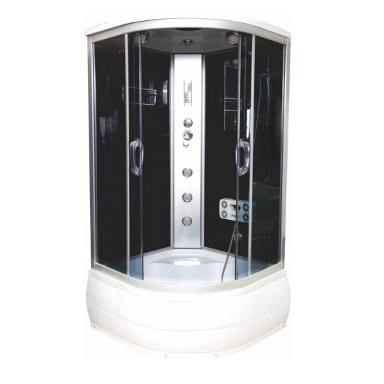 Душевая кабина ВОДНЫЙ МИР ВМ-8829 80x80x215 стекло тонированное