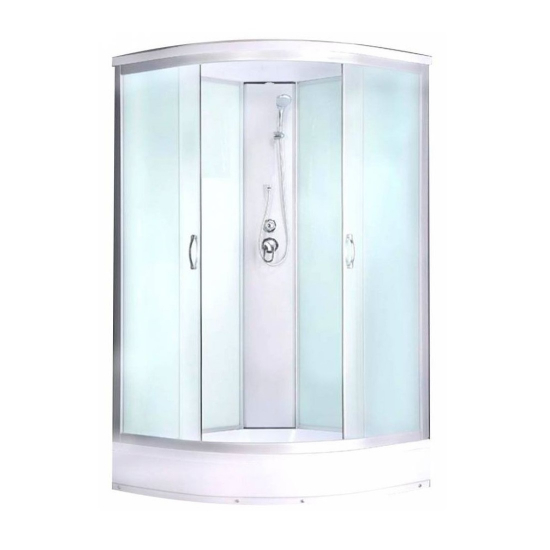 Душевая кабина ВОДНЫЙ МИР ВМ-883 100x100x215 стекло матовое