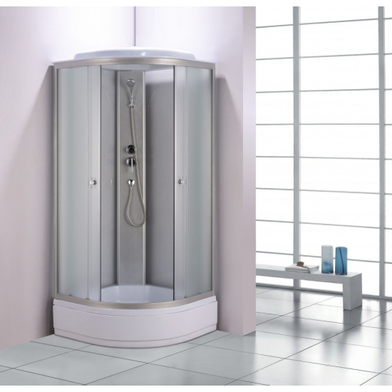 Душевая кабина ВОДНЫЙ МИР ВМ525 100x100x215 стекло матовое