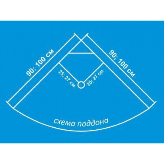 Душевая кабина ВОДНЫЙ МИР ВМ821 100x100x215 стекло матовое