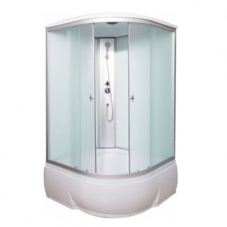 Душевая кабина ВОДНЫЙ МИР ВМ8819 120x120x215 стекло матовое