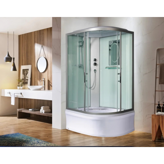 Душевая кабина WeltWasser WW500 Halle 1202 L 120x90x217 с высоким поддоном, с сиденьем