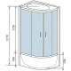 Душевая кабина WeltWasser WW500 Halle 1202 L 120x90x217 с высоким поддоном, с сиденьем