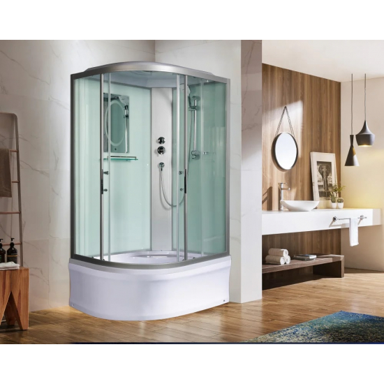 Душевая кабина WeltWasser WW500 Halle 1202 R 120x90x217 с высоким поддоном, с сиденьем