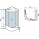 Душевая кабина WeltWasser WW500 Halle 802 80x80x217