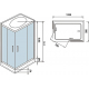 Душевая кабина WeltWasser WW500 Laine 1202 120x90x217