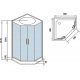 Душевая кабина WeltWasser WW500 Nesse 902 90x90x217