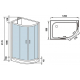 Душевая кабина WeltWasser WW500 Werra 1201 L 120x90x217