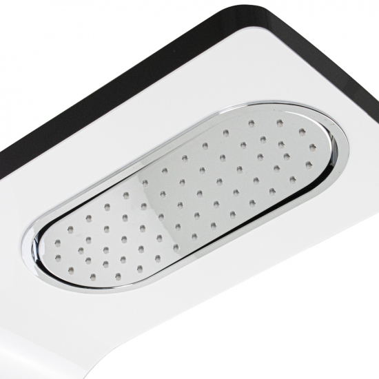 Душевая панель GFMARK 5508 белый / чёрный нержавеющая сталь