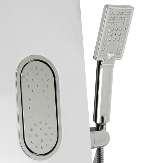 Душевая панель GFMARK 5508 белый / чёрный нержавеющая сталь