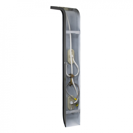 Душевая панель GFMARK 5508 белый / чёрный нержавеющая сталь