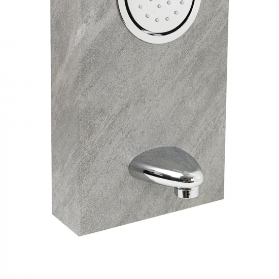 Душевая панель GFMARK 5513 серый нержавеющая сталь