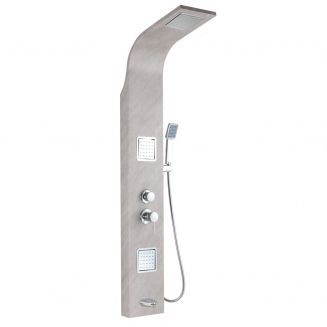 Душевая панель GFMARK 5514 кофе с молоком нержавеющая сталь