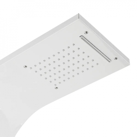 Душевая панель GFMARK 5515 белый нержавеющая сталь
