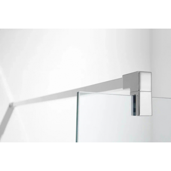 Душевая перегородка АКВАТЕК AQ WIW 12020CH Walk in стекло прозрачное, профиль хром