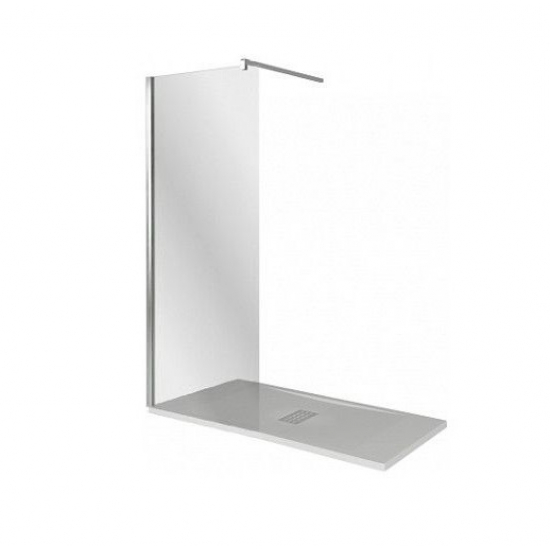 Душевая перегородка BAS Good door Walk in SP-100-C-CH 100x195 стекло прозрачное, профиль хром