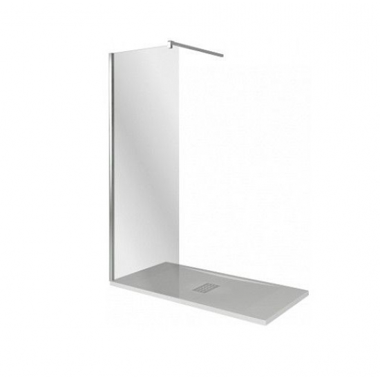 Душевая перегородка BAS Good door Walk in SP-80-C-CH 80x195 стекло прозрачное, профиль хром