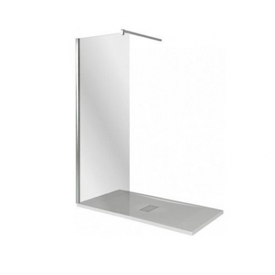 Душевая перегородка BAS Good door Walk in SP-90-C-CH 90x195 стекло прозрачное, профиль хром