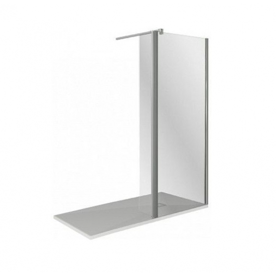 Душевая перегородка BAS Good door Walk in SP2-100-C-CH 100x195 стекло прозрачное, профиль хром