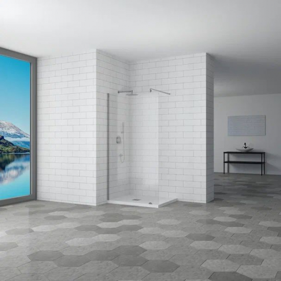 Душевая перегородка RGW Walk In WA-002 70x195 стекло прозрачное, профиль хром