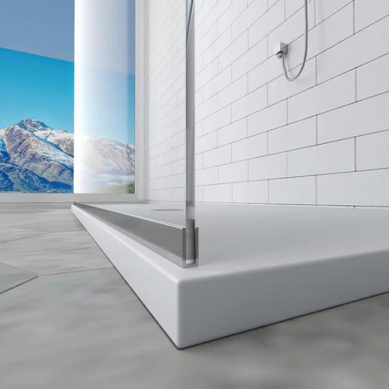 Душевая перегородка RGW Walk In WA-016 140x195 стекло прозрачное, профиль хром