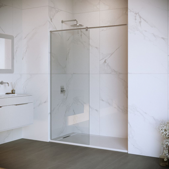 Душевая перегородка RGW Walk In WA-034 90x195 стекло прозрачное, профиль хром