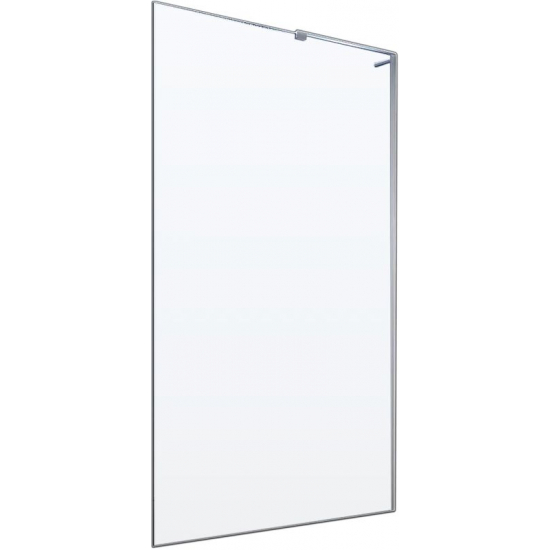 Душевая перегородка VECONI Korato KR-77 100x200 стекло прозрачное, профиль хром