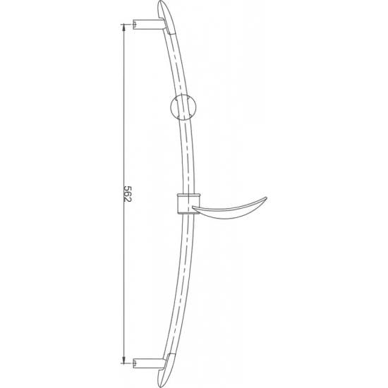 Душевая штанга HAIBA HB8002