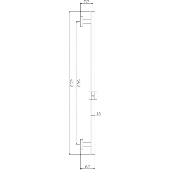 Душевая штанга HAIBA HB8012