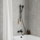 Душевая штанга MILARDO Ideal Spa ILS70B0M17 чёрная матовая